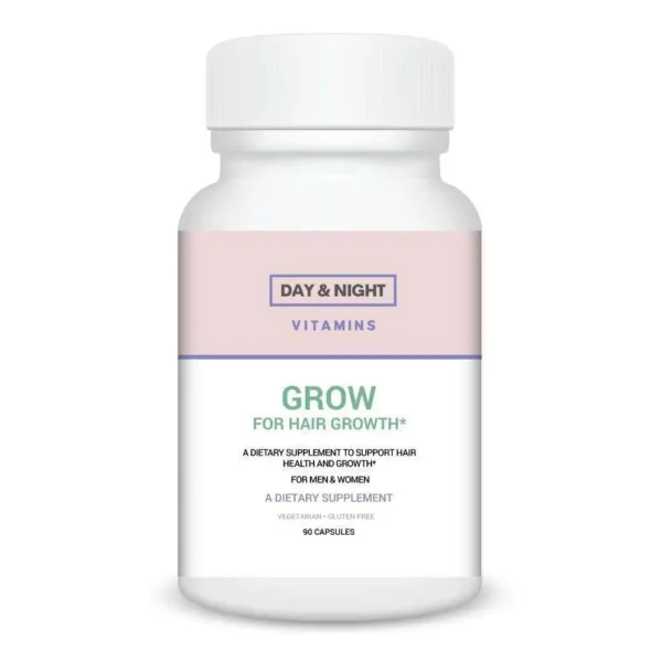 GROW for Hair Growth by Day & Night Vitamins